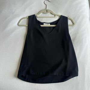 Babaton black V-Neck Tank Top by Aritzia